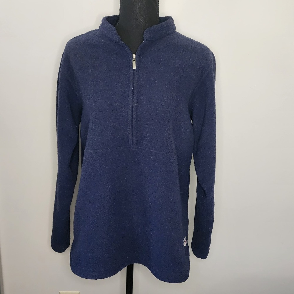 Gear For Sports Fleece Pullover Navy‎ Blue Quarter Zip Women Medium